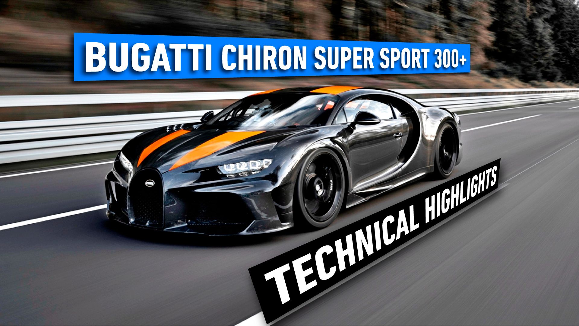 Bugatti Chiron Super Sport 300+ noire