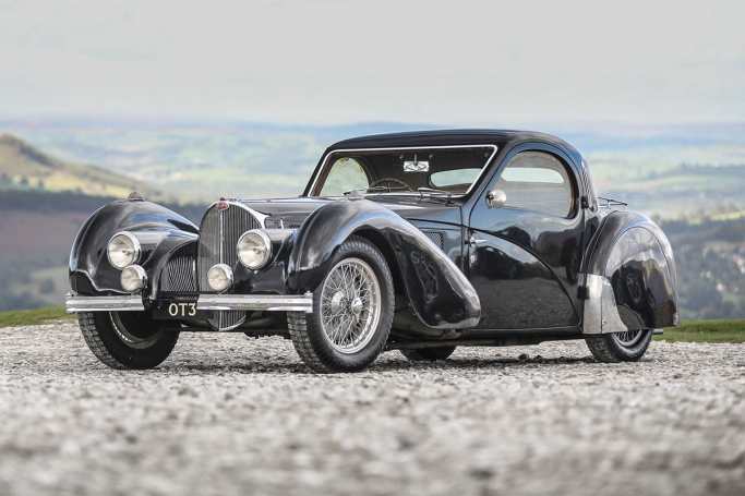 La Bugatti Type 57S Atalante a été vendue en 2020 pour 9,5 millions de dollars.