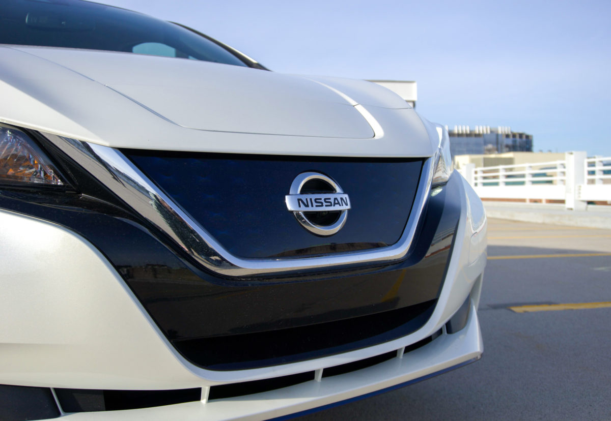 Calandre de la Nissan Leaf SL PLus 2020
