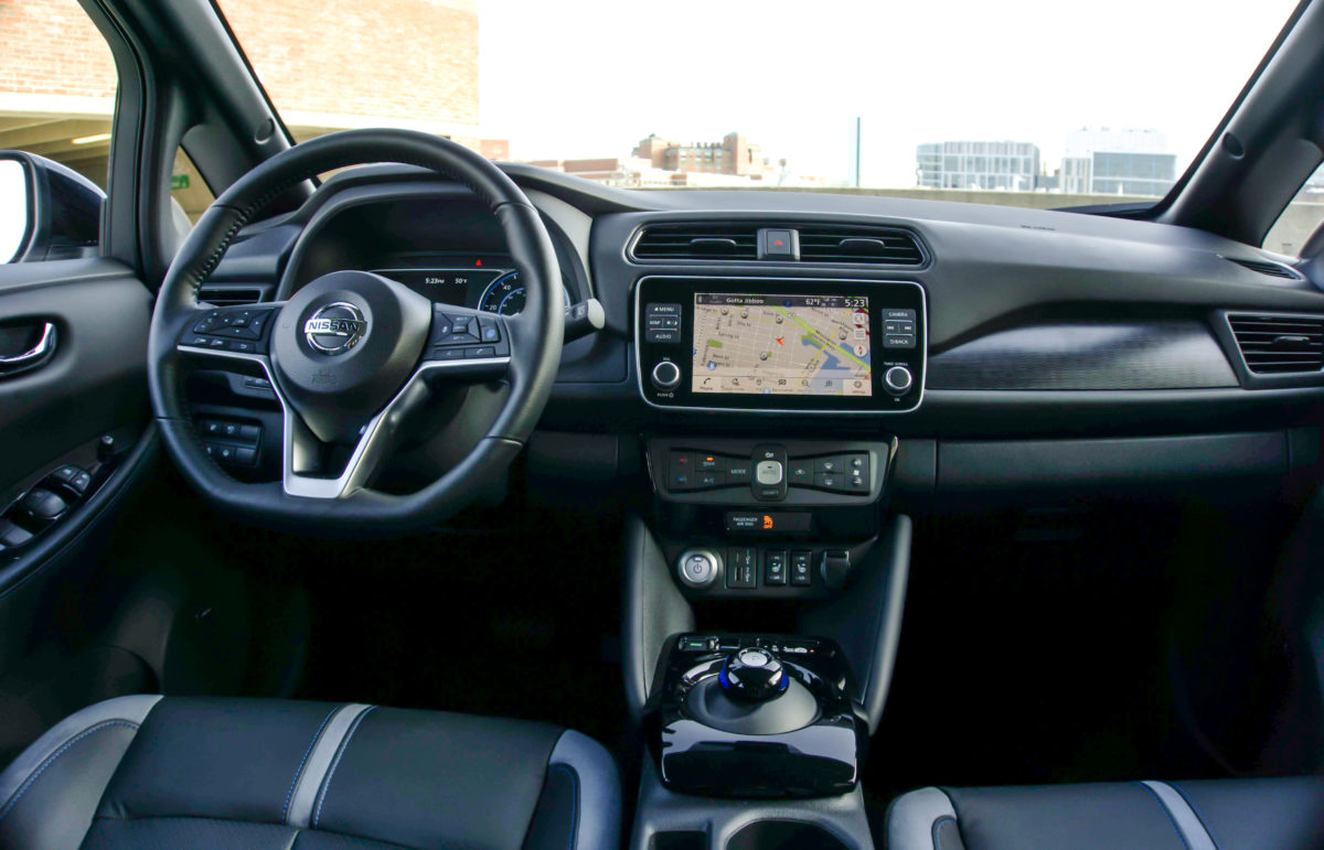Nissan Leaf SL PLus 2020 Vue intérieure