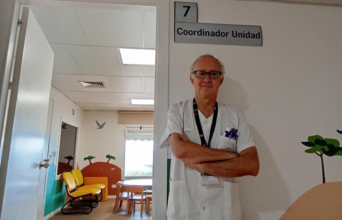 El psiquiatra y coordinador de la Unidad de Salud Mental Infanto-Juvenil del hospital Reina Sofía, Rafael Burgos.